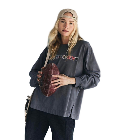 Free People Hustle Logo Layer NWT Size Small Wildflower Combo FP Movement - Picture 2 of 6